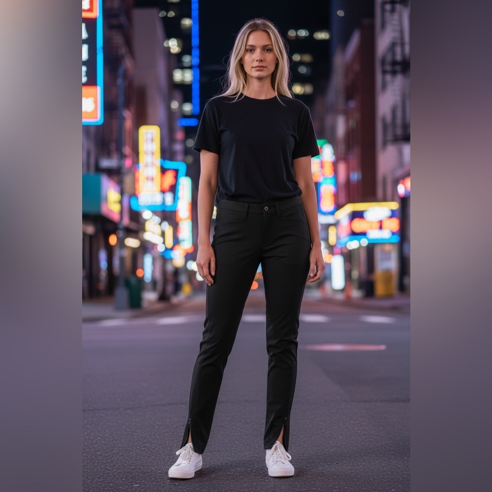 3.1 Phillip Lim Black front zip pants